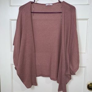 Pink cardigan